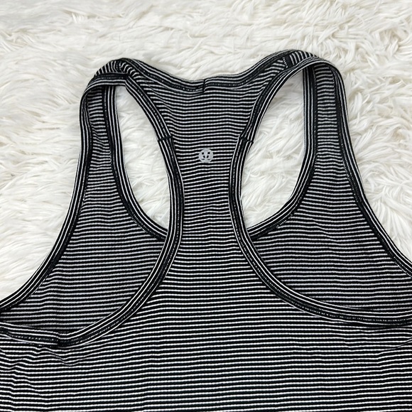 Lululemon Swiftly Tech Racerback Hyper Stripe Black - Picture 3 of 4